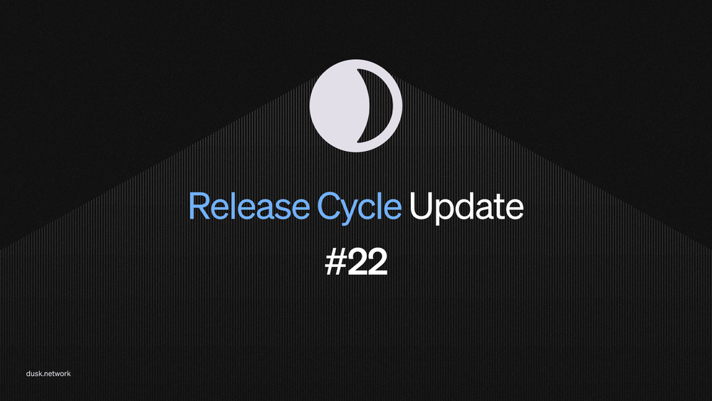 Release Cycle Update #22