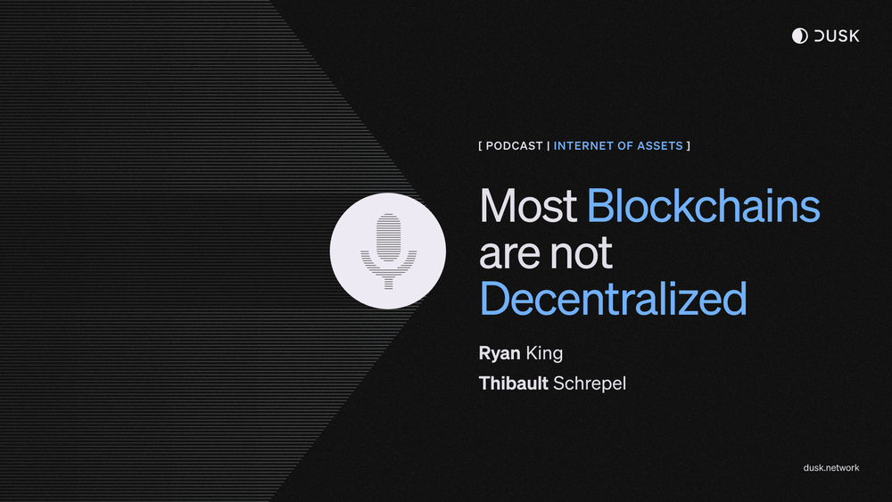 Internet of Assets | Most Blockchains are not Decentralized