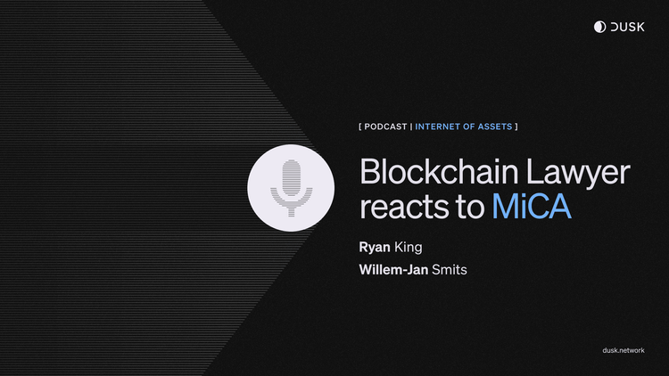 Internet of Assets Podcast | Blockchain Lawyer Reacts to MiCa